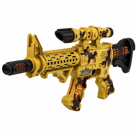 Karabin Zabawkowy Moro Luneta Ruchomy Tłumik Światła Dźwięki 54 cm