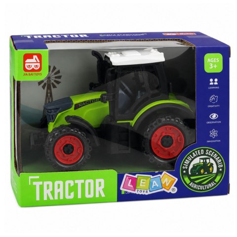 Traktor Farmerski Rolniczy Z Napędem Frykcyjnym Zielony 15 cm