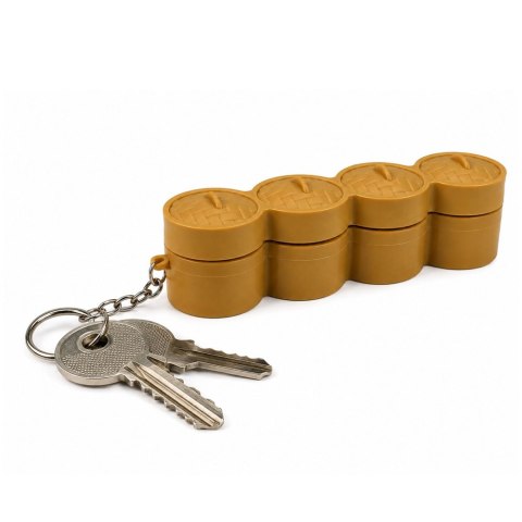 Brelok Pierożek w Koszyczku Świecący LED Dumpling Do Plecaka Kluczy 13 cm