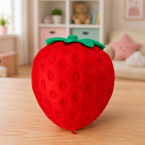 Duży Gniotek Antystresowy Truskawka Squishy Elastyczna Czerwona 14 cm