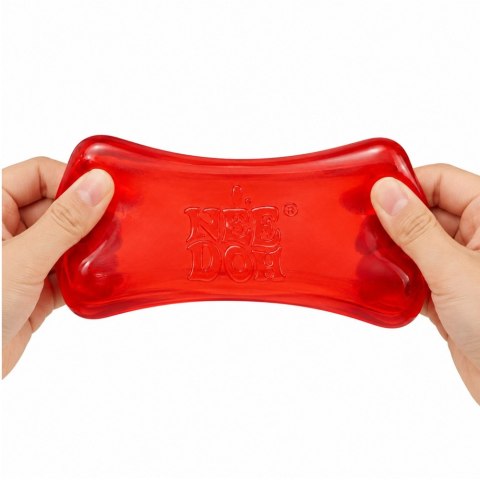 Gniotek Antystresowy Elastyczna Kostka Lodu Ice Cube Squishy Czerwona 5 cm