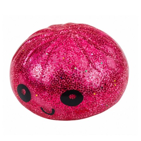 Gniotek Pierożek Dumpling Pieróg Elastyczny Brokatowy Squishy Pudełko 8.5cm