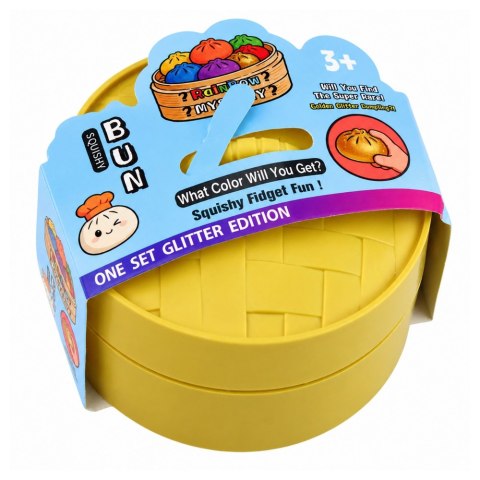 Gniotek Pierożek Dumpling Pieróg Piankowy Postacie Kolorowe Pudełko 8.5 cm